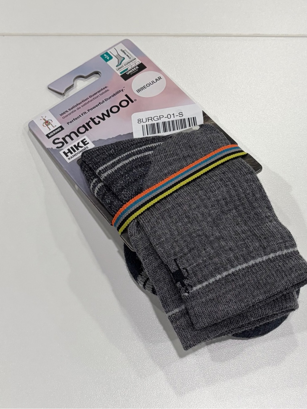 SmartWool Women's Small Light Cushion Hiking Socks Crew Gray NWT Wool Blend